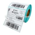 Custom Waterproof printing white glossy blank adhesive barcod self adhesive thermal barcode label sticker